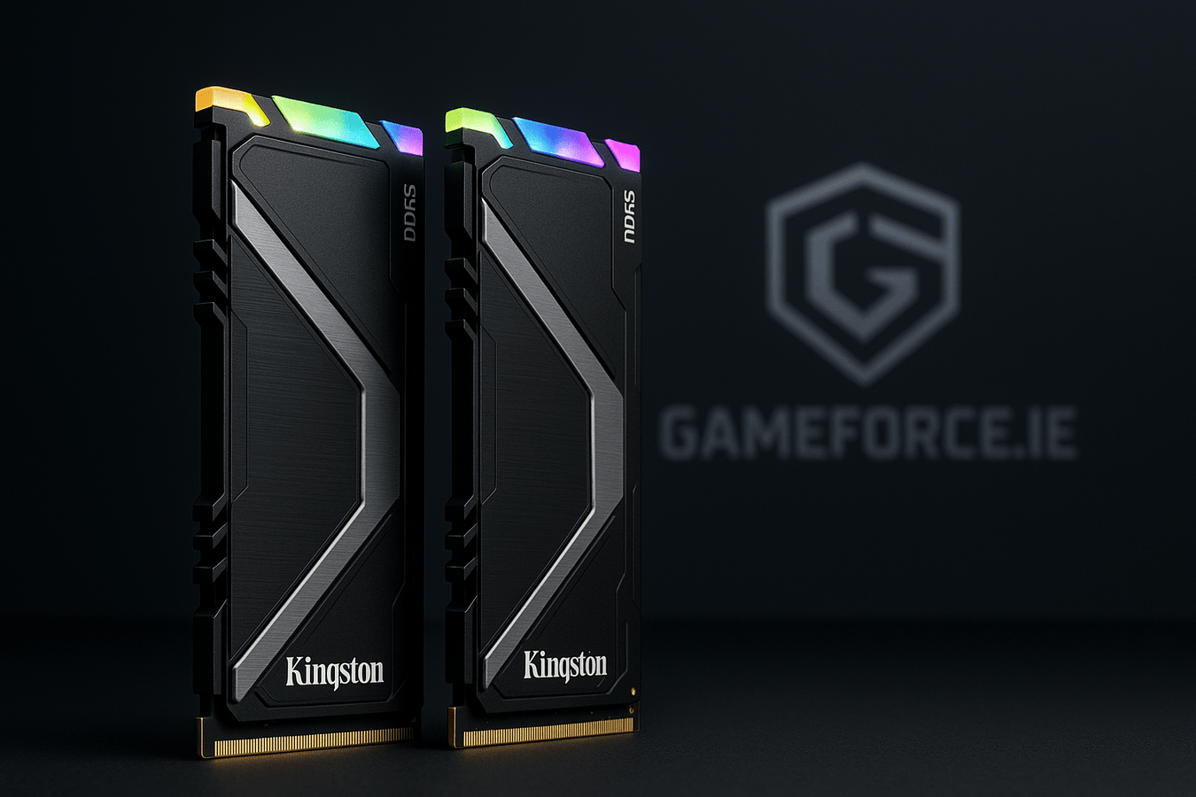 Kingston Premium DDR4 , DDR5 System Memory and SSD Solid State Sata & M.2 Storgar Drives with Official Manufacturers Warranty Available from Ireland PC Component Online Store Gameforce.ie
