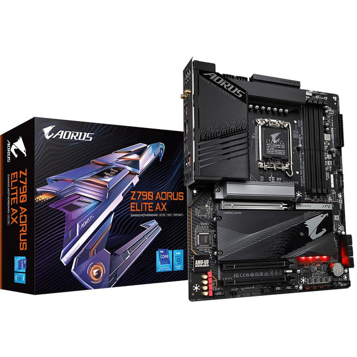 GIGABYTE Z790 AORUS ELITE AX Motherboard - Supports Intel Core 14th CPUs