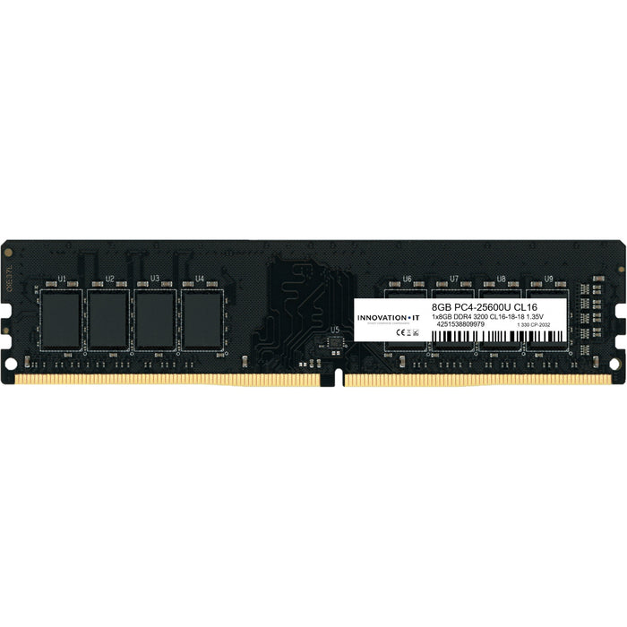Módulo de memoria Innovation IT 3200 de 8 GB CL16-18-18, 1,35 V, LD y 8 chips