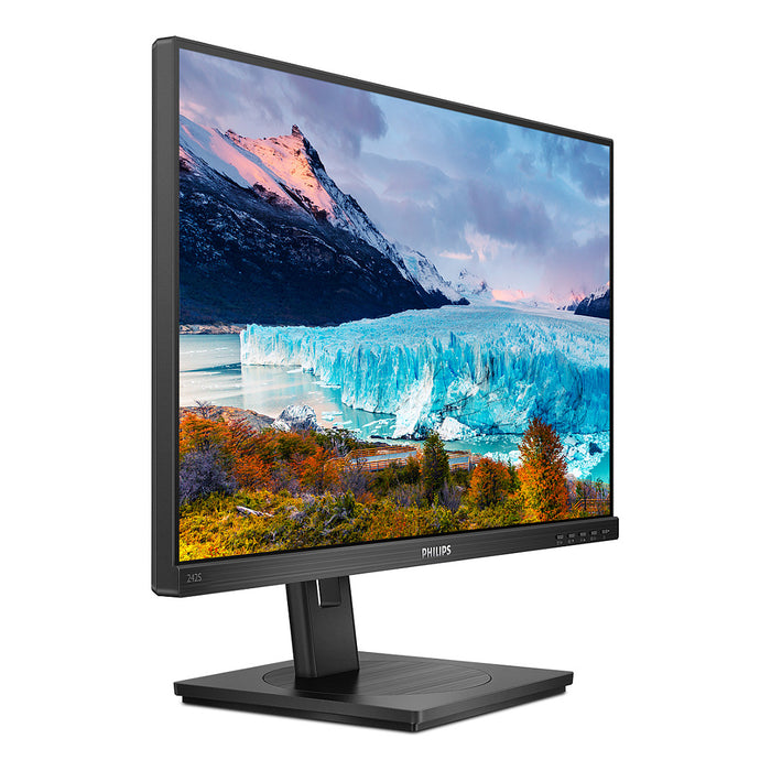 Philips S Line 242S1AE/00 computer monitor 60.5 cm (23.8") 1920 x 1080 pixels Full HD LED Black
