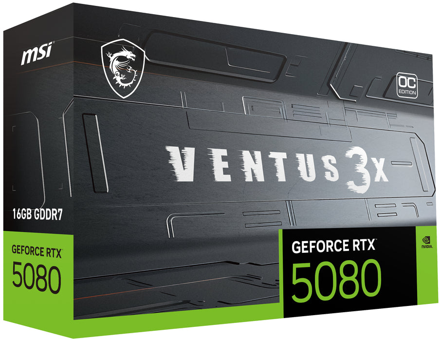 Tarjeta gráfica MSI VENTUS GEFORCE RTX 5080 16G 3X OC PLUS