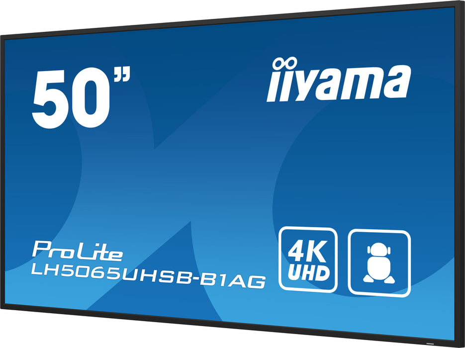 Pantalla de señalización iiyama LH5065UHSB-B1AG