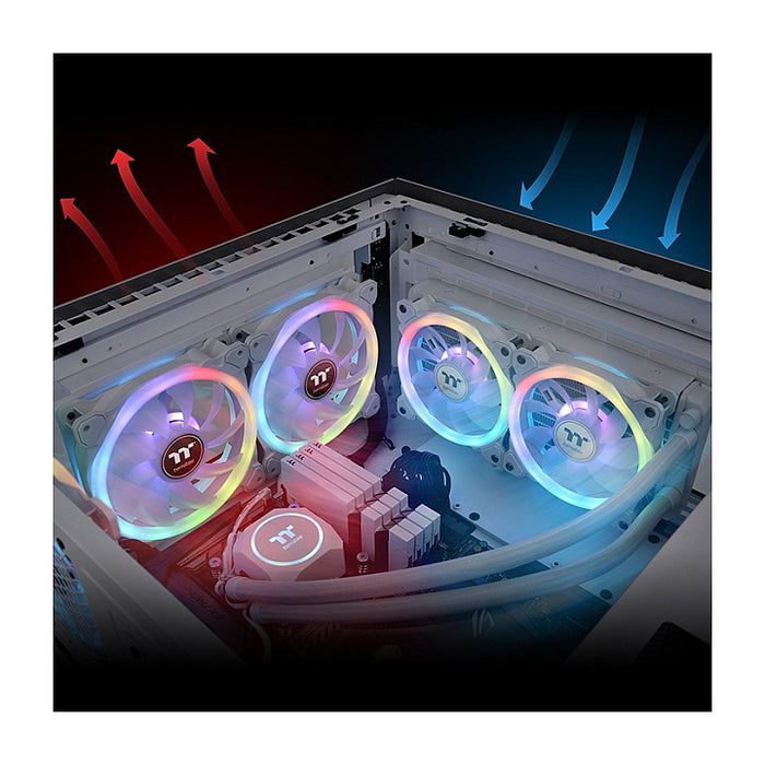Thermaltake SWAFAN 12 RGB Radiator Fan TT Premium Edition White