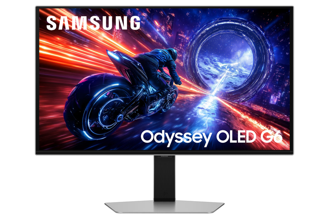Samsung G60SF computer monitor 68.6 cm (27") 2560 x 1440 pixels Quad HD OLED Silver