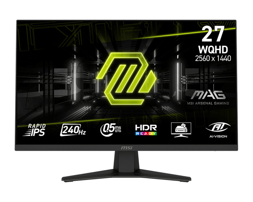 MSI MAG 274QFDE X24 computer monitor 68.6 cm (27") 2560 x 1440 pixels Wide Quad HD LCD Black