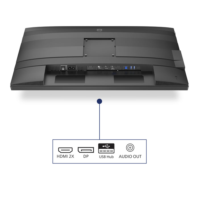 Philips 5000 series 27B2G5500/00 computer monitor 68.6 cm (27") 2560 x 1440 pixels Quad HD LCD Anthracite