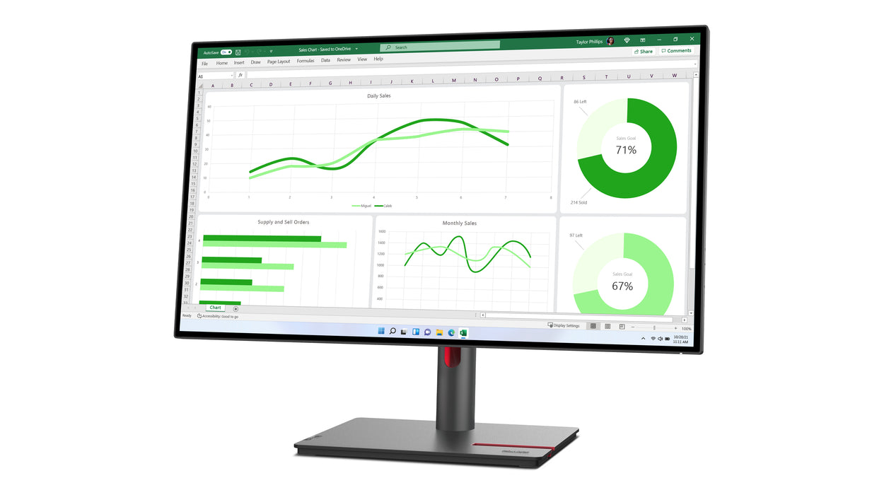 Pantalla LED Lenovo ThinkVision P27q-30