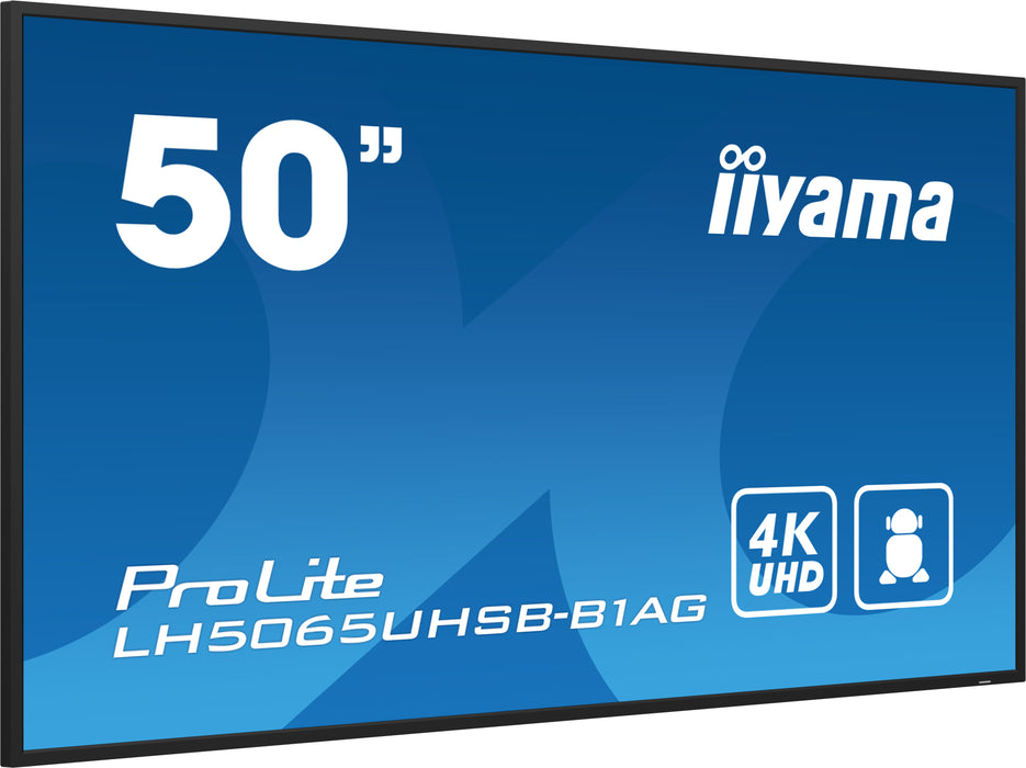 Pantalla de señalización iiyama LH5065UHSB-B1AG