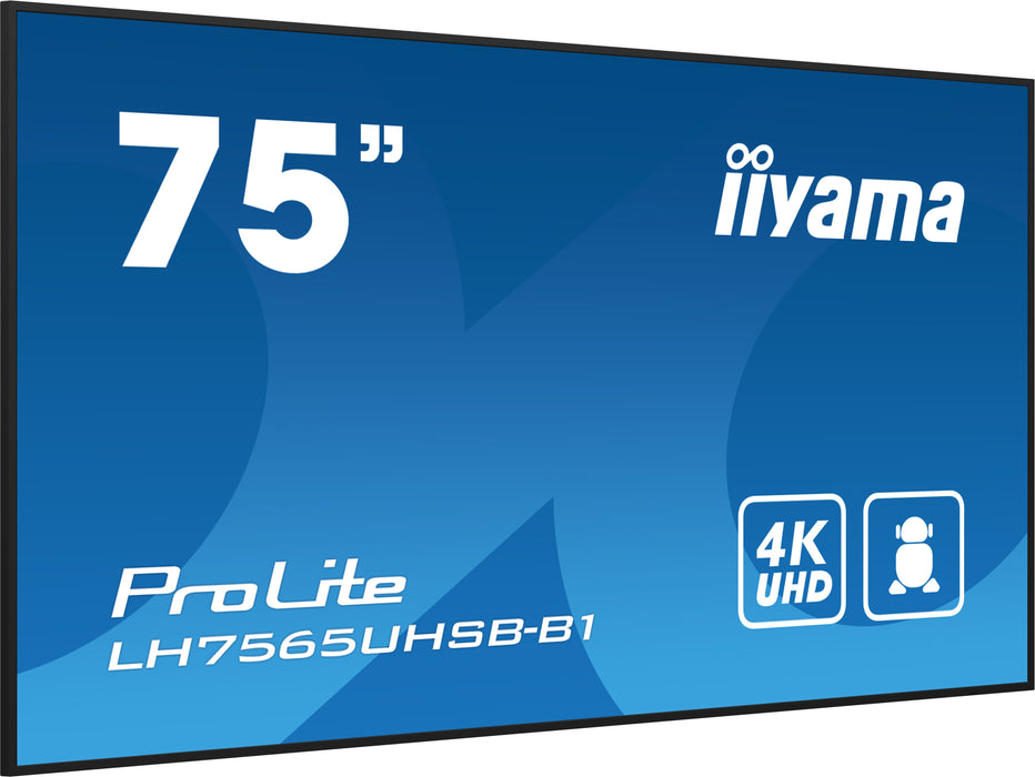 Pantalla de señalización iiyama LH7565UHSB-B1