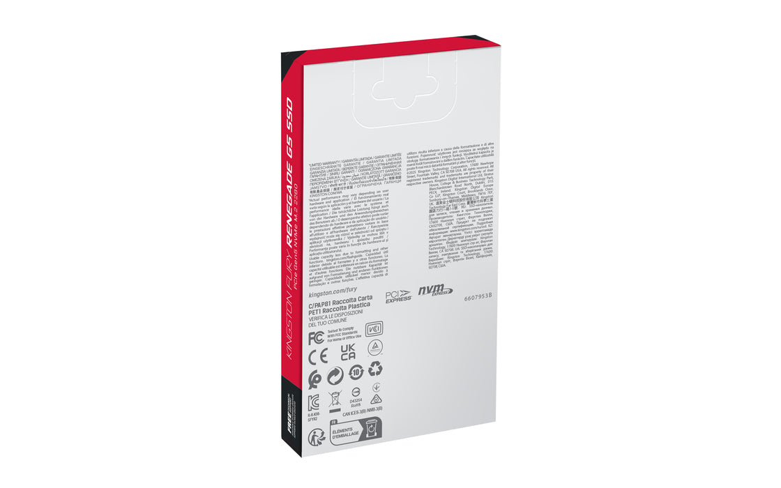 Kingston Technology 2T FURY RENEGADE G5 M.2 2280 NVMe SSD