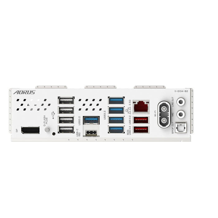 GIGABYTE B850 AORUS ELITE WIFI7 ICE Motherboard - AMD Ryzen 9000 Series CPUs, 14+2+2 Phases Digital VRM, up to 8200MHz DDR5 (OC), 1xPCIe 5.0 + 2xPCIe 4.0 M.2, 2.5 LAN, WIFI 7, USB 3.2 Gen 2x2