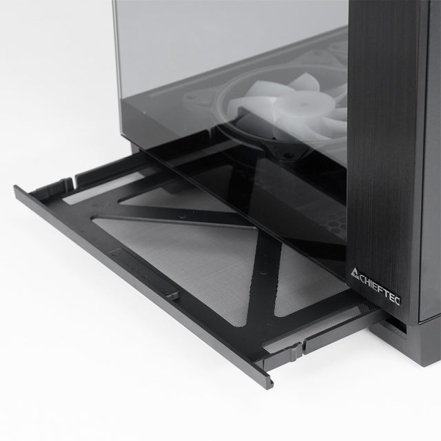 Chieftec Visio GM-30B-TG-OP schwarz Tempered Glass x 2