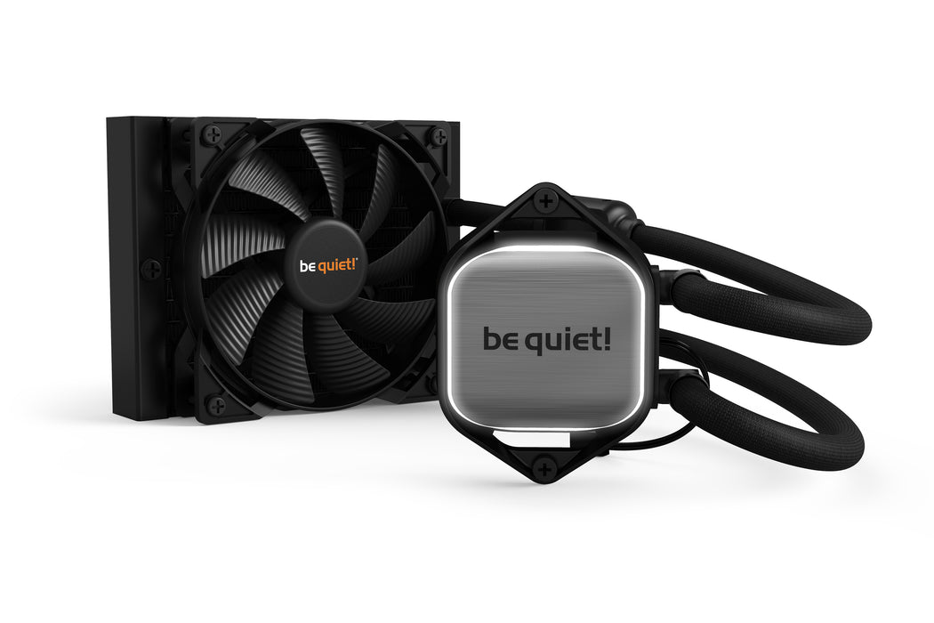 be quiet! Pure Loop 120mm All In One CPU Water Cooling, 1 X 120mm PWM Fan, For Intel Socket: 1200 / 2066 / 115X / 2011(-3) square ILM; For AMD Socket: AMD: AM4 / AM3(+)