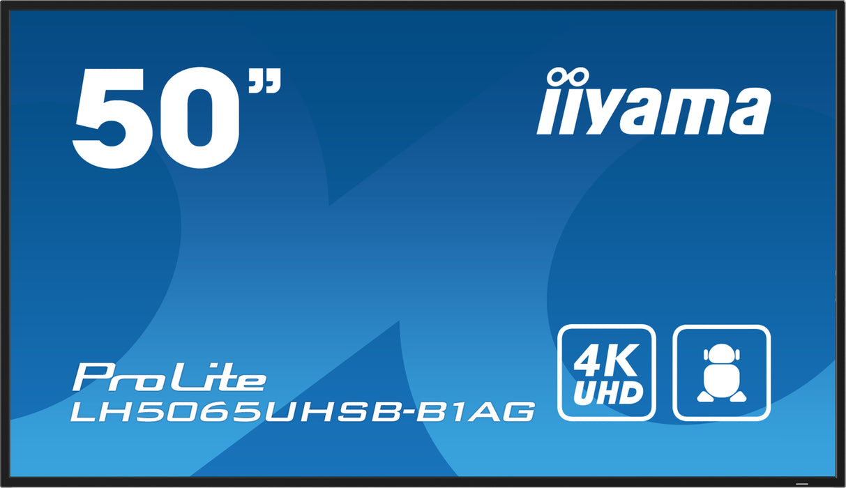 Pantalla de señalización iiyama LH5065UHSB-B1AG