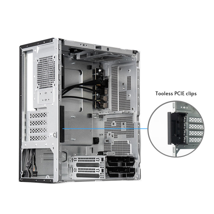 Chieftec Midi Tower BS-20B-OP, Schwarz o.NT