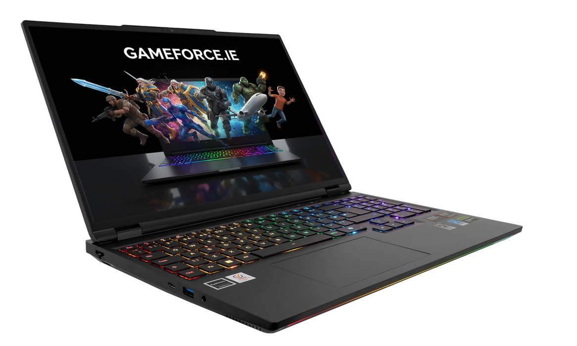GAMEFORCE ARES ALTUS 16" AMD RYZEN 9 GAMING LAPTOP WITH NVIDIA GeFORCE RTX5070Ti Graphics