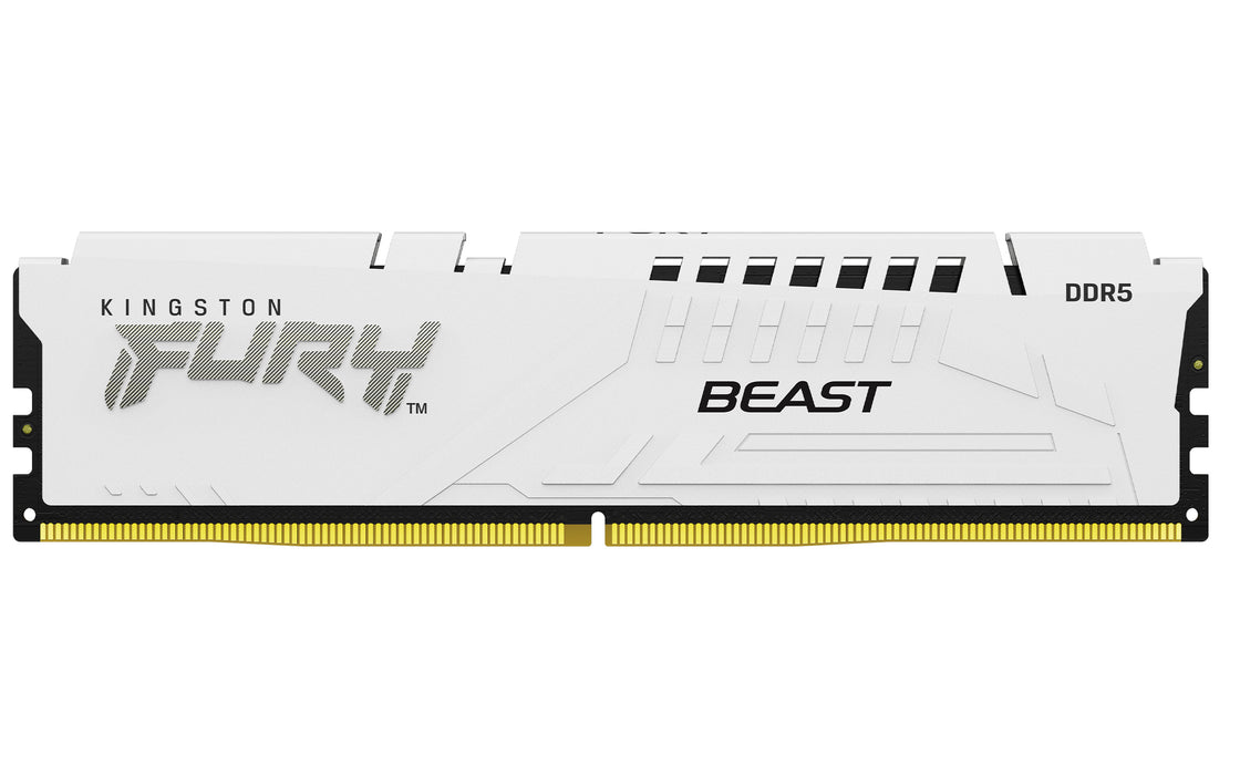 Kingston Technology FURY Beast 64GB 5200MT/s DDR5 CL40 DIMM (Kit of 2) White XMP
