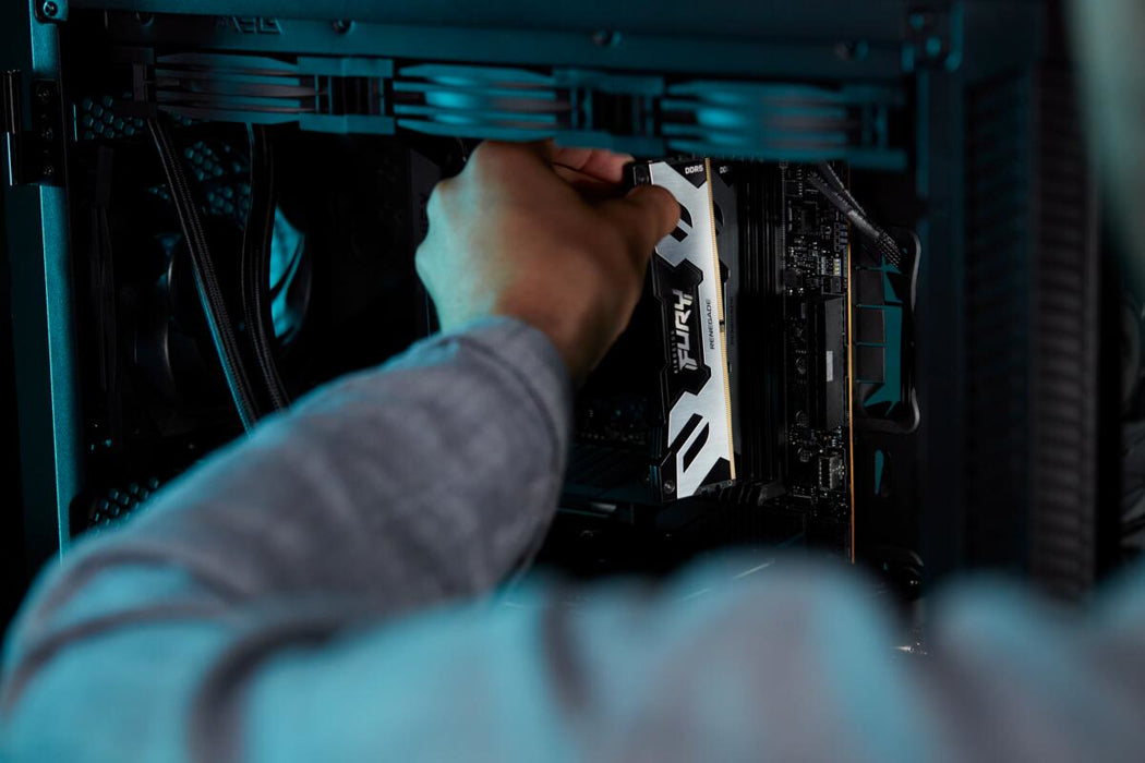 Kingston Technology FURY 96GB 6400MT/s DDR5 CL32 DIMM (Kit of 2) Renegade Silver XMP