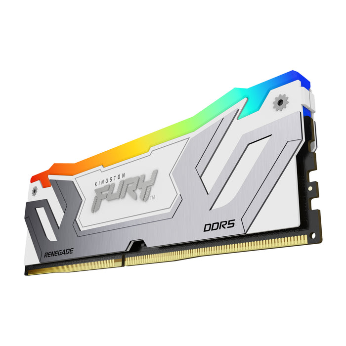 Kingston Technology FURY 48GB 8400MT/s DDR5 CL40 CUDIMM (Kit of 2) Renegade RGB White XMP