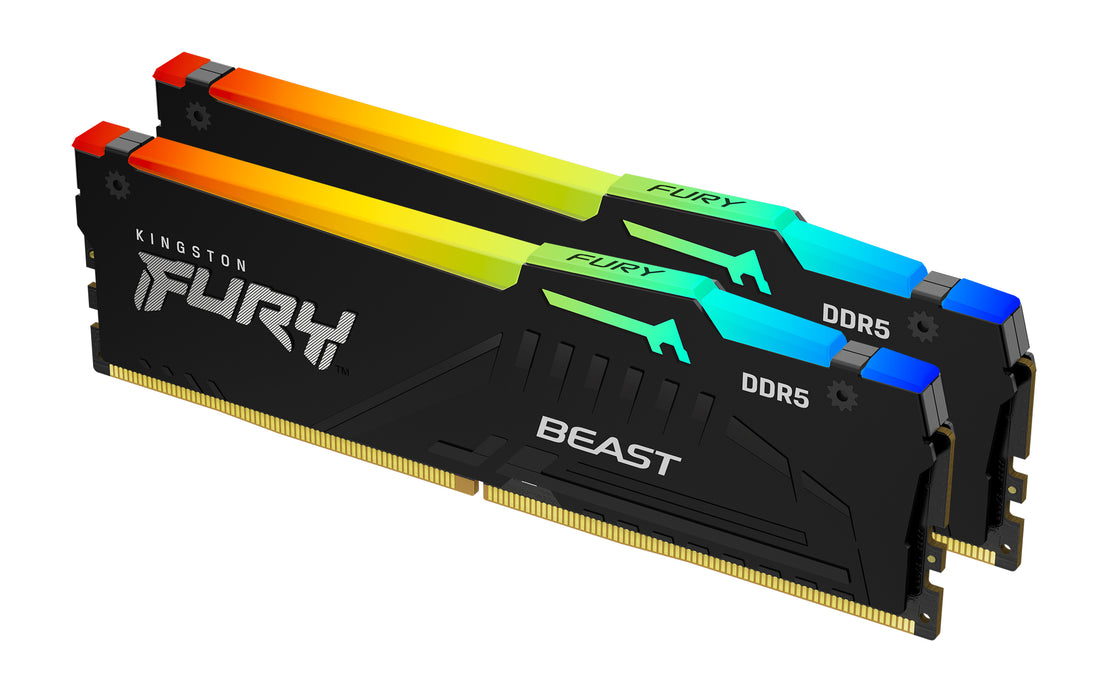 Kingston Technology FURY Beast 32GB 6800MT/s DDR5 CL34 DIMM (Kit of 2) RGB EXPO