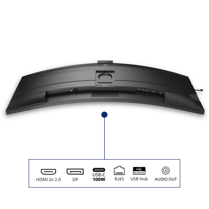 Philips 5000 series 49B2U5900CH/00 computer monitor 124 cm (48.8") 5120 x 1440 pixels Dual QHD LCD Black