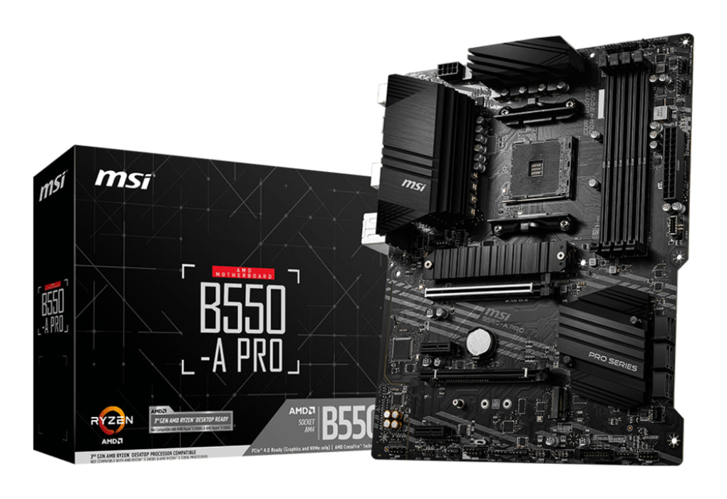 MSI B550-A PRO motherboard AMD B550 Socket AM4 ATX