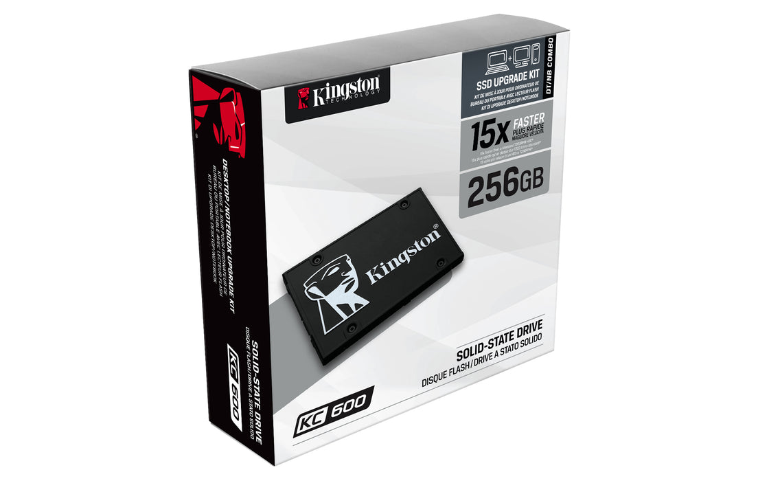 SSD de 256 GB KC600 SATA3 de 2,5" de Kingston Technology