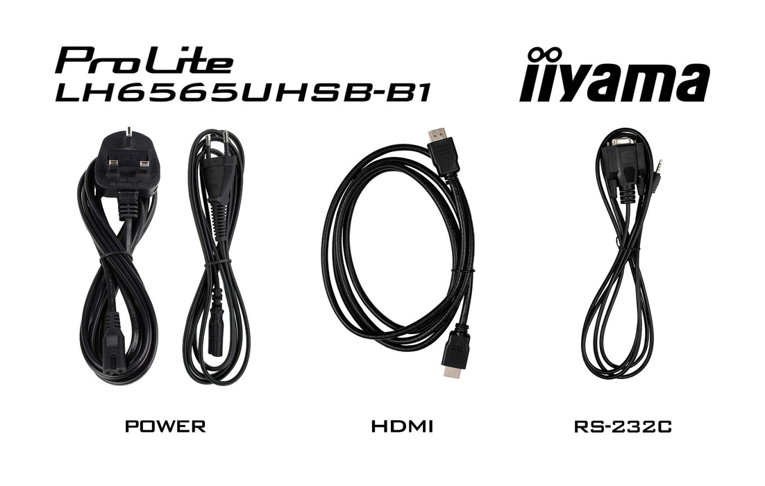 Pantalla de señalización iiyama LH6565UHSB-B1