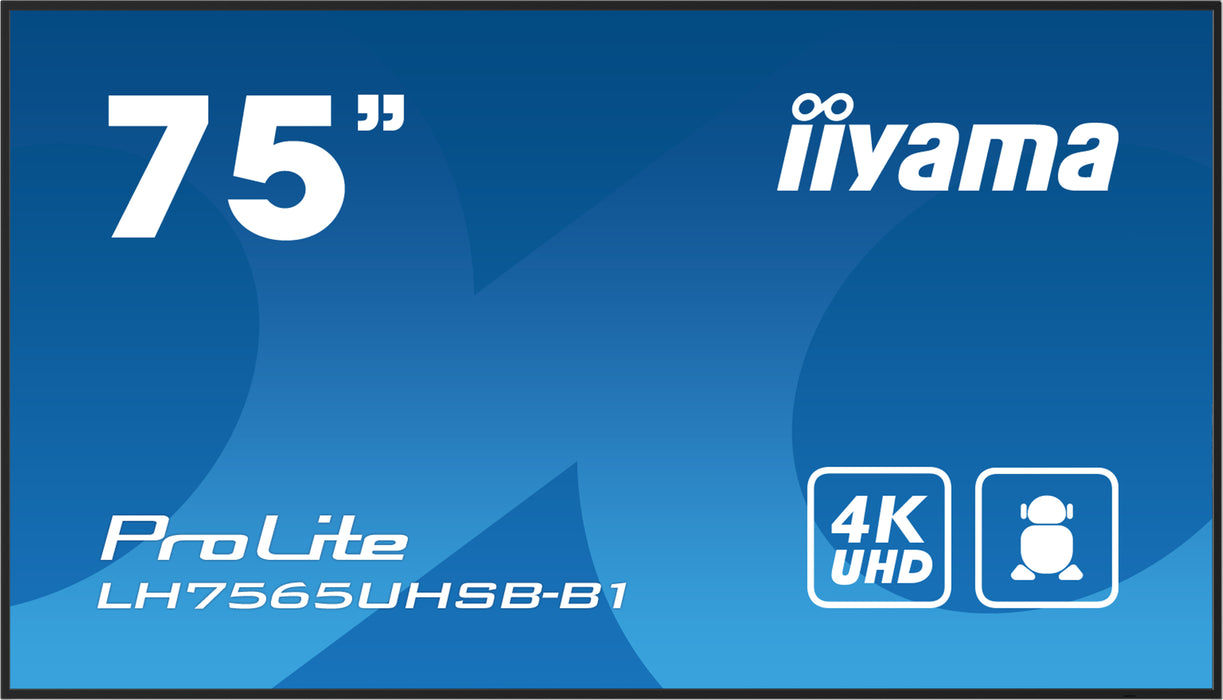Pantalla de señalización iiyama LH7565UHSB-B1