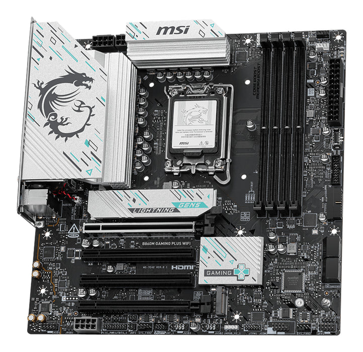 MSI B860M GAMING PLUS WIFI motherboard Intel B860 LGA 1851 (Socket V1) micro ATX
