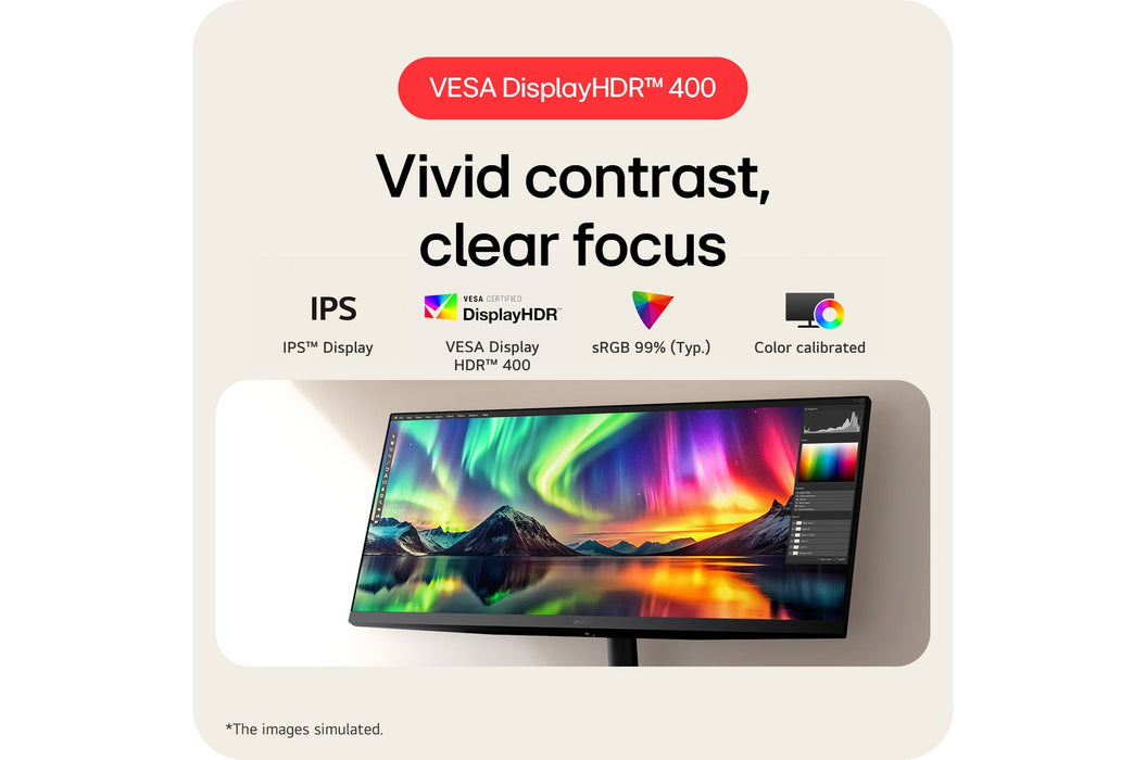 LG 34U511A-B LED display