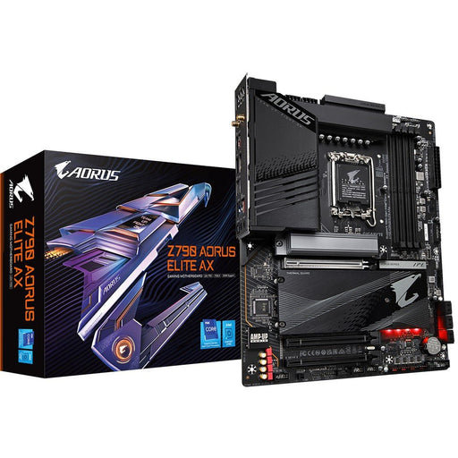 GIGABYTE Z790 AORUS ELITE AX Motherboard - Supports Intel Core 14th CPUs